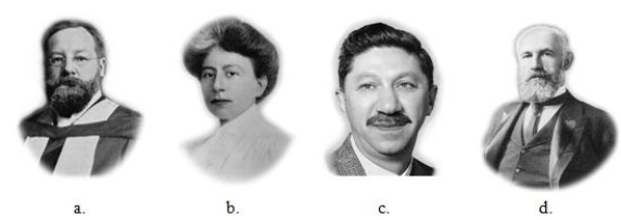 <strong>Among this person's notable achievements were establishing the first psychologyresearch laboratory in the United States and founding the AmericanPsychological Association. Who was this individual? </strong> A)a B)b C)c D)d