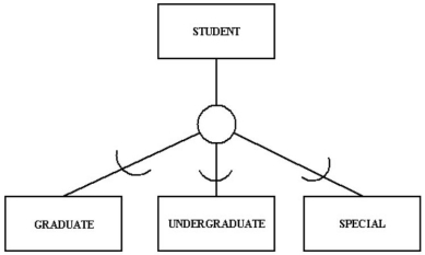 <strong>In the figure below,a student: </strong> A) must be a graduate student, an undergraduate, a special student or some other type of student. B) must be a graduate student or an undergraduate student. C) must be at least a special student. D) none of the above.