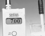 Aqueous solutions can be classified as acidic, basic, or neutral. Use these three terms of complete the following statements. -Consider the image below. The sample being tested with the pH meter is _________.