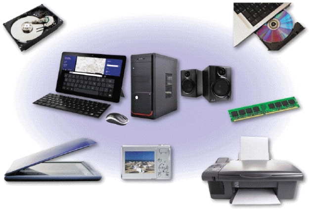 <strong>As shown in the accompanying figure,____ the physical equipment associated with a computer. </strong> A) computer hardware is B) computer software is C) computer programs are D) computer cables are