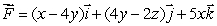 Compute the flux of the vector field through the surface S, where S is the part of the plane z = x + 2y above the rectangle oriented upward.
