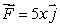 Consider the vector field . Without using parametrization, calculate directly the line integral of along the line from (3, 3)to (7, 3).