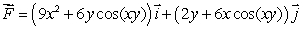Let . Calculate where C is the curve shown below.