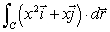 On an exam, students were asked to evaluate , where C has the parameterization .One student wrote: Using Green's Theorem, Area of the semi-circle = . Do you agree with the student?