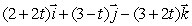 Find a parametric equation for the line which passes through the point (5, 1, -1)and is parallel to the line .