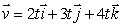 Answer the following as true, false or need more information. If a particle moves with velocity , then the particle stops at the origin.