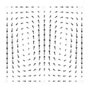 <strong>The figure below shows the contour map of a function z = f(x, y). Let \vec{F} be the gradient vector field of f, i.e., \vec{F}=\text { gradf } Which of the vector fields show \vec { F } ? </strong> A) B) C)