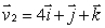 Let and Find a vector which is perpendicular to and to find an equation of the plane through the point (1, 2, -1)and with normal vector perpendicular to both and .Express your answer in the form