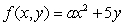 The function has an average value of 4 on the triangle with vertices at (0, 0), (0, 1)and (1, 0).Find the constant a.