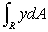 Evaluate exactly the integral , where R is the region shown below.
