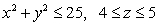 Find the mass of the solid cylinder with density function