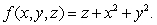 Find the mass of the solid cylinder , with density function