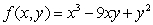 Find the critical points of and classify each as maximum, minimum or saddle.