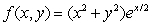 Find the saddle point of .