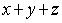 Find three numbers x, y, and z, such that and is minimal.What is this minimal sum?
