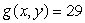 An exam question asks students to find the maximum of on the circle , and the gradient vectors of f and g at that point.A student gave the following