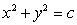 Find the maximum and minimum values of subject to the constraint , with .Your answers may depend on c.