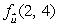 Given that f(2, 4)= 1.5 and f(2.1, 4.4)= 2.1, estimate the value of , where is the unit vector in the direction of Give your answer to four decimal places.