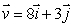 A bird is flying with velocity   (measured in m/ sec )relative to the air.The wind is blowing at a speed of 4 m/ sec parallel to the x-axis but opposing the bird's motion.Find the speed of the bird relative to the ground.<div style=padding-top: 35px> 