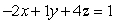 Determine the distance from the plane   to the point   Give your answer to 4 decimal places.<div style=padding-top: 35px> 