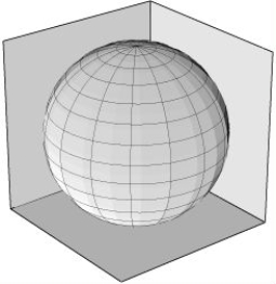A spherical ball of radius four units is in a corner touching both walls and floor.What is the radius of the largest spherical ball that can be fit into the corner behind the given ball? (Hint: The smaller ball will not touch the corner point where the walls meet the floor.)