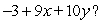 What is the slope of the contour lines of the function f(x, y)=