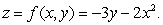 Consider the function Suppose you are standing on the surface at the point where x = 2, y = -1.What is your altitude?