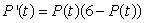 Suppose that the function P(t)satisfies the differential equation with the initial condition P(0)= 4.Which of the following is a possible graph for P(t)for small t > 0?