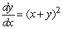 Which of the following equations corresponds with the slope field shown below? I. II. III. IV.None of them
