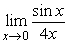 Find using a Taylor approximation for sin x.