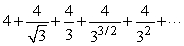 Does the infinite series converge or diverge?