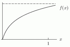 The following numbers are the left, right, trapezoidal, and midpoint approximations to , where f(x)is as shown.(Each uses the same number of subdivisions.) • 0.36735 • 0.39896 • 0.36814 • 0.33575 Which one is the midpoint approximation?