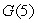 The graph of is shown in the following figure.If G is an antiderivative of g such that , what is ?