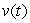Explain in words what   means if   is velocity in miles/hour and t is time, in hours.<div style=padding-top: 35px> 