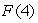 Suppose f(t)is given by the graph below.If   , what is   ?  <div style=padding-top: 35px> 