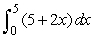 Evaluate the definite integral   .<div style=padding-top: 35px> 