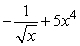 <strong>Find the derivative of .</strong> A) B) C) D) E)None of the above