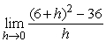 Estimate to 2 decimal places by substituting smaller and smaller values of h.