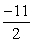 <strong>Use the limit of the difference quotient to find the derivative of at the point (1, 11/2).</strong> A) B) C)-11 D)