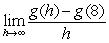 <strong>To find the derivative of at x = 8 algebraically, you evaluate the following expression.</strong> A) B) C) D)All of the above are correct. E)None of the above is correct.