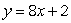 <strong>What is the equation of the tangent line to the graph of at the point (2, 8)?</strong> A) B) C) D)