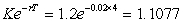 A The formula is   In this case and       The correct answer is therefore A.