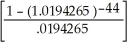Outlays: FV = 10 000; I/Y = 8%; P/Y = C/Y = 1; n = 6(1)= 6 PV = 10 000   = $6301.70 PV<sub>OUT </sub>= 75 000 + 6301.70 = $81 302 Inflows: PMT = $3120; P/Y = 4; C/Y = 1; c =   = 0.25; n = 11(4)= 44; p =   - 1 = .0194265; PV<sub>IN</sub> = 3120   = 91 724.25 = 91 724 NPV = 91 724 - 81 302 = $10 422 Since NPV > 0,the old equipment should be replaced.