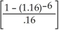 Inflows: PMT = $10 000(6.10)= $61 000; P/Y = C/Y = 1; I/Y = 16%; n = 6 PV<sub>IN</sub> = 61000   = 224 769 PV<sub>OUT </sub>= 200 000 + 8 000   - 10 000 (   )   NPV = 224 769 - 222 090 = $2679<sup> </sup> <sup>Since NPV > 0,the return on the investment is greater than 16%.LD Winery should invest in the equipment.</sup>