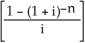 PMT = 500.00; n = 10(4)= 40; I/Y = 8 P/Y = C/Y = 4; i = = 2% = 0.02 PV = PMT = 500 = $13 677.74 Programmed solution: