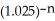 Let the focal date be now; i = 0.05 ÷ 2 = 0.025; m = 2 For the obligation: For the payment: 800 n = = = Programmed solution: