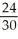 1.5x + 3y = 2.4 15x + 30y = 24 x + x + Slope,m = - ; y-intercept,b =