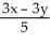 <strong>Solve and find the value of x,given: = and x + 5y = 38</strong> A)x = 20 B)x = -9 C)x = 9.02 D)x = -17.16 E)x = 4.33