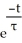 Following equation is used in carbon dating of the artefacts: N = × where, N = Decay rate of the artefact,expressed as disintegrations per minute (dpm) = Decay rate of natural carbon = 14 dpm τ = Mean life time = = = 8267 years t = Age of the artefact What is the expected decay rate of the artefact,if it is known to be from Canadian New France era,350 years ago.
