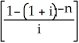 In the following equation: = PMT calculate n,if = 75,000; PMT = 3500; i = 0.028